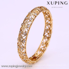 50850 xuping 14k gold filled jewelry tracking device dedicate latest design bangles